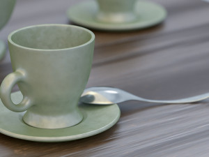 tea service 3D Модель