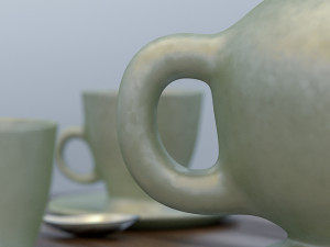 tea service 3D Модель