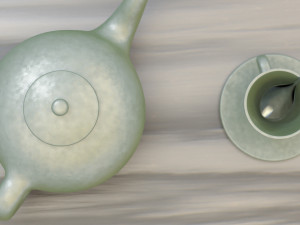tea service 3D Модель