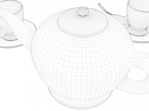 tea service 3D Модель