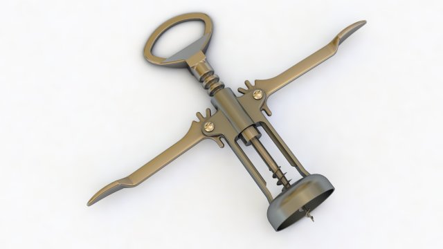 corkscrew Model 3D .c4d .max .obj .3ds .fbx .stl .blend 