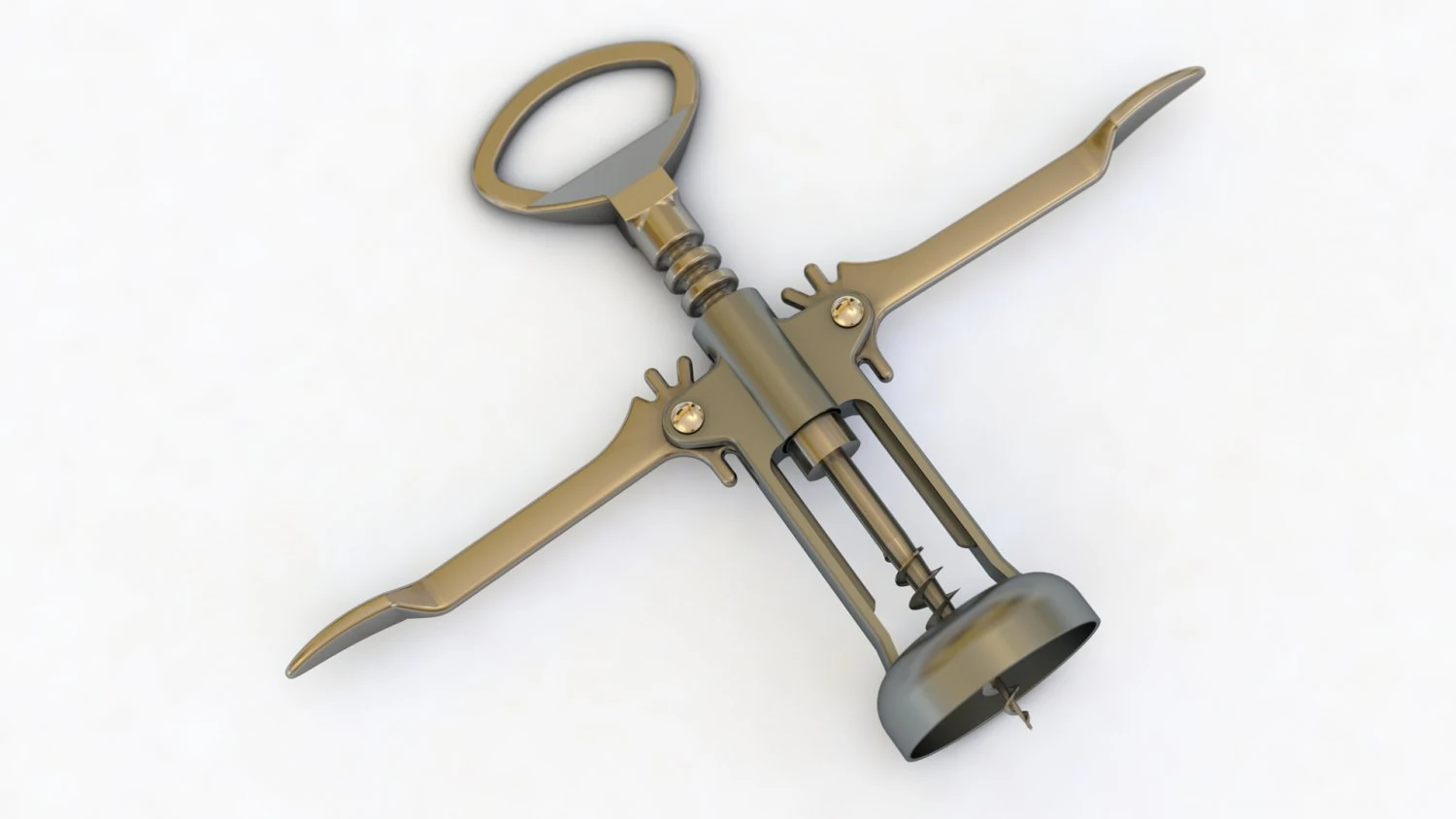 corkscrew 3D Model .c4d .max .obj .3ds .fbx .stl .blend 