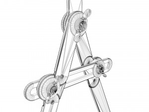 drawing compass Modello 3D