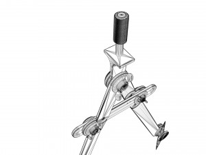 drawing compass Modello 3D