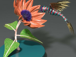 steampunk colibri 3D Model