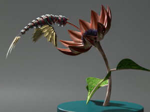 steampunk colibri Modelo 3D