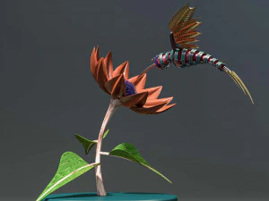 steampunk colibri 3D Model