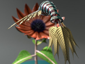 steampunk colibri Modelo 3D