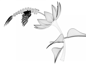 steampunk colibri Modelo 3D