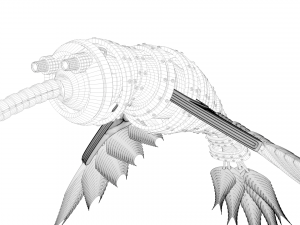 steampunk colibri Modelo 3D