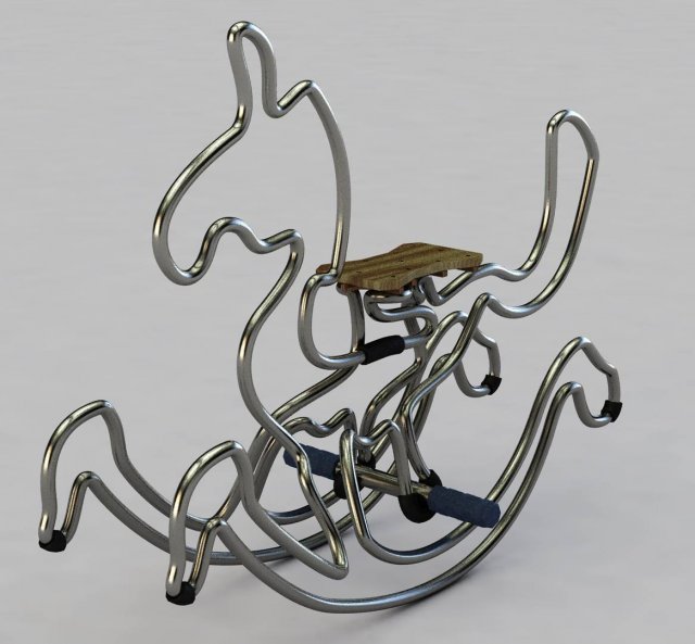 rocking horse 3D मॉडल .c4d .max .obj .3ds .fbx .stl .blend 