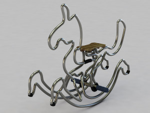 rocking horse 3D मॉडल