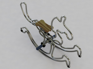 rocking horse 3D मॉडल