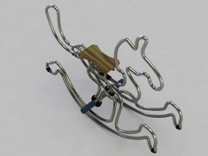 cavallo a dondolo Modello 3D