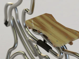 cavallo a dondolo Modello 3D