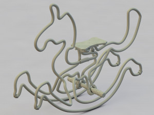 rocking horse 3D मॉडल