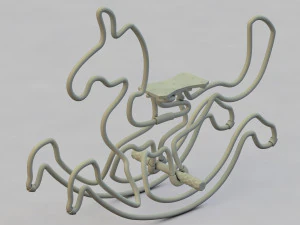 cavallo a dondolo Modello 3D
