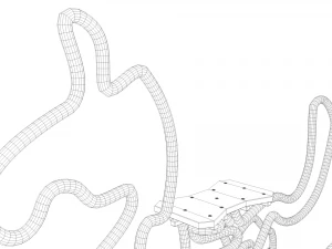 cavallo a dondolo Modello 3D