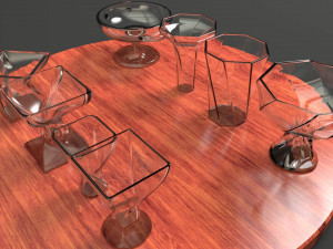 a set of 8 vases Modelo 3D