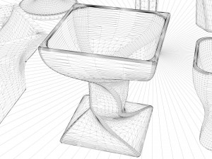 a set of 8 vases Modelo 3D