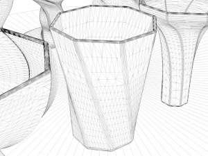 a set of 8 vases 3D Model