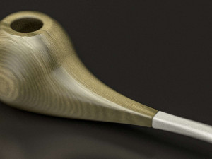 3 wooden smoking pipes 3D 모델