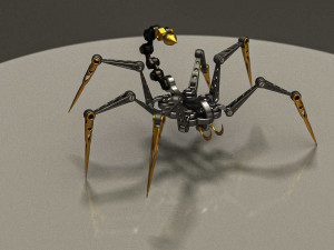 arachnoid mecha 3Dモデル