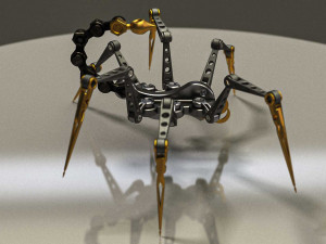 arachnoid mecha 3Dモデル