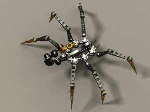 arachnoid mecha 3Dモデル
