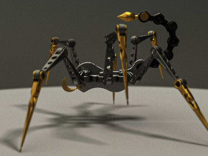 arachnoid mecha 3Dモデル