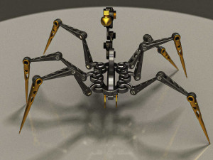 arachnoid mecha 3Dモデル
