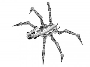 arachnoid mecha 3Dモデル