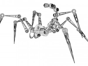 arachnoid mecha 3Dモデル