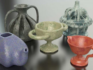 Granitkeramik 3D Modell