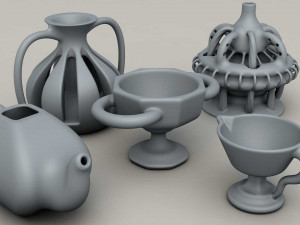 granitic pottery Modelo 3D