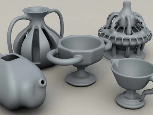 granitic pottery 3D Model