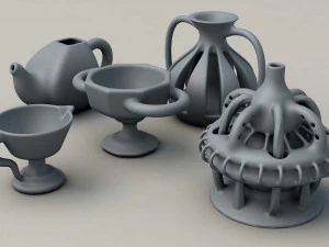 granitic pottery 3D Model