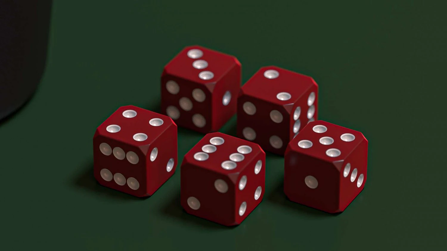 jeu de d&eacute;s Modèle 3D .c4d .max .obj .3ds .fbx .stl .blend 