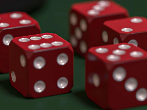 jeu de d&eacute;s Modèle 3D