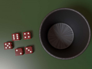 game of dice 3D 模型