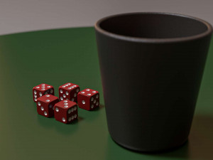 game of dice 3D 模型