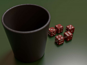 game of dice 3D 模型