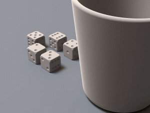 game of dice 3D 模型