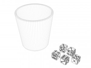 game of dice 3D 模型