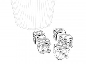 game of dice 3D 模型