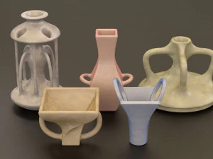 セラミック瓶 3Dモデル