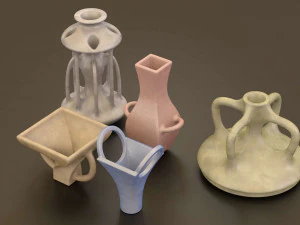 jarra de cer&acirc;mica Modelo 3D