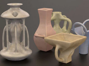 jarra de cer&acirc;mica Modelo 3D