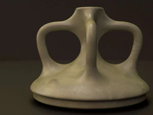 jarra de cer&acirc;mica Modelo 3D