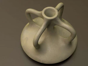 jarra de cer&acirc;mica Modelo 3D